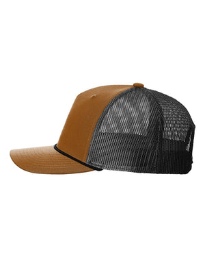 Classic Rope Trucker Hat (Saddle / Black)